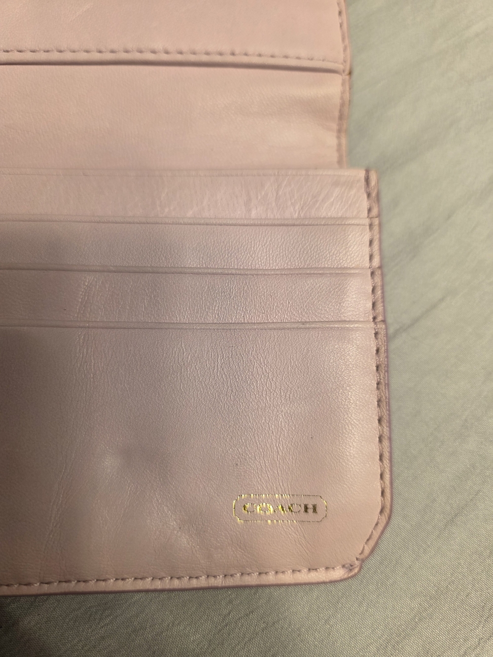 COACH Madison Slip Op Art Wallet Black - Picture 6 of 6